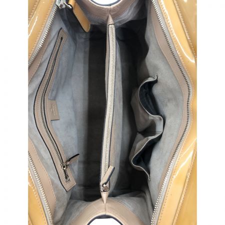  GUCCI グッチ エナメルGG メイフェア ボウディテール トートバッグ 257612 ベージュ