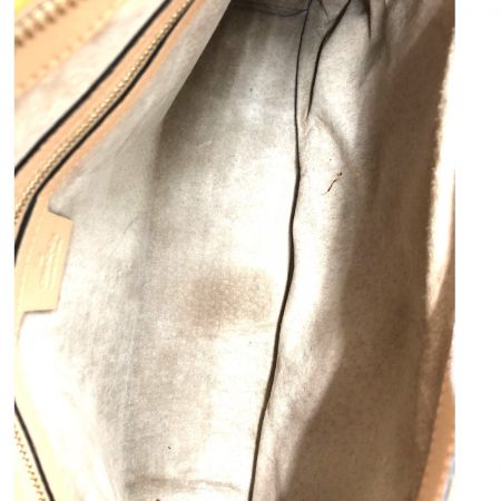  GUCCI グッチ エナメルGG メイフェア ボウディテール トートバッグ 257612 ベージュ