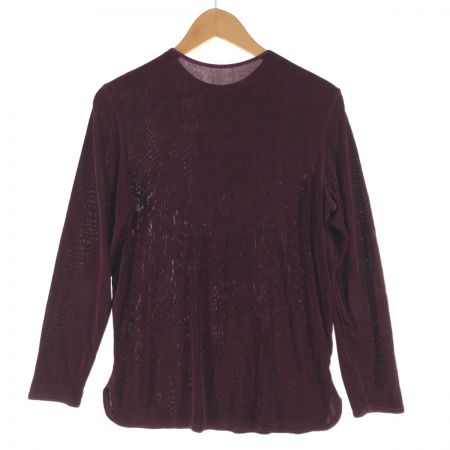  ITALIYA イタリヤ レディース Tシャツ 長袖Ｔシャツ 猫 サイズ9 パープル