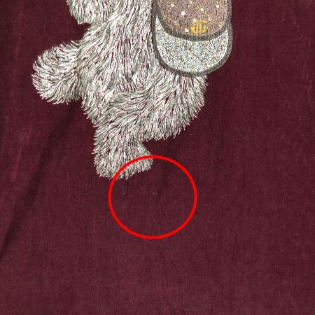  ITALIYA イタリヤ レディース Tシャツ 長袖Ｔシャツ 猫 サイズ9 パープル