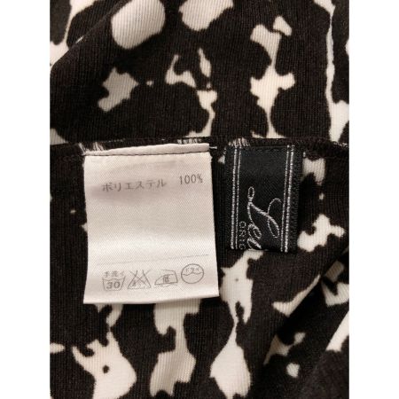  Leilian レリアン レディース セットアップ サイズ9 ブラック×ホワイト