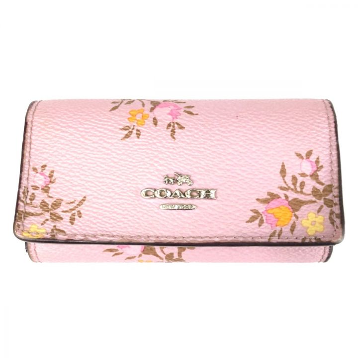 COACH コーチ 6連 キーケース 花柄 23519｜中古｜なんでもリサイクルビッグバン