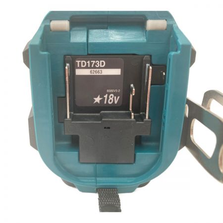  MAKITA マキタ 充電式インパクトドライバ 18v 6.0Ah TD173DRGX ブルー 未使用品