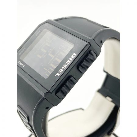  DIESEL ディーゼル デジタル クォーツ DZ-1918 ブラック