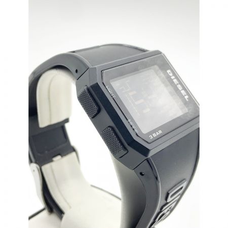  DIESEL ディーゼル デジタル クォーツ DZ-1918 ブラック