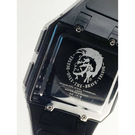  DIESEL ディーゼル デジタル クォーツ DZ-1918 ブラック