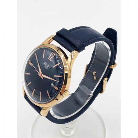  HENRY LONDON ヘンリーロンドン メンズ 腕時計 HL39-S-0300 ネイビー EUSTON ユーストン Japan Limited Edition