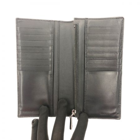  BURBERRY バーバリー 二つ折り 長財布 ロング ウォレット ブラック