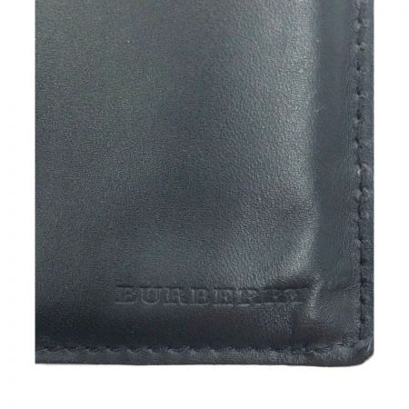  BURBERRY バーバリー 二つ折り 長財布 ロング ウォレット ブラック
