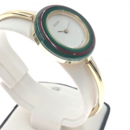  GUCCI グッチ チェンジベゼルウォッチ クォーツ 腕時計 11/12.2