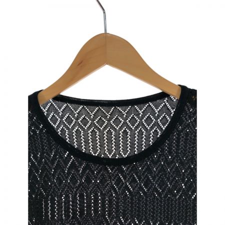  Leilian レリアン レディース ワンピース 半袖 レース サイズ11 ブラック