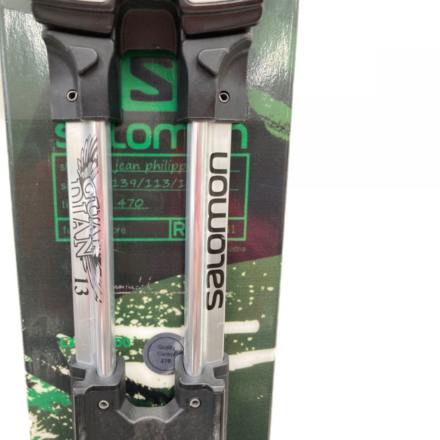 中古】 SALOMON サロモン 2014モデル スキー板 Q115 Salomon