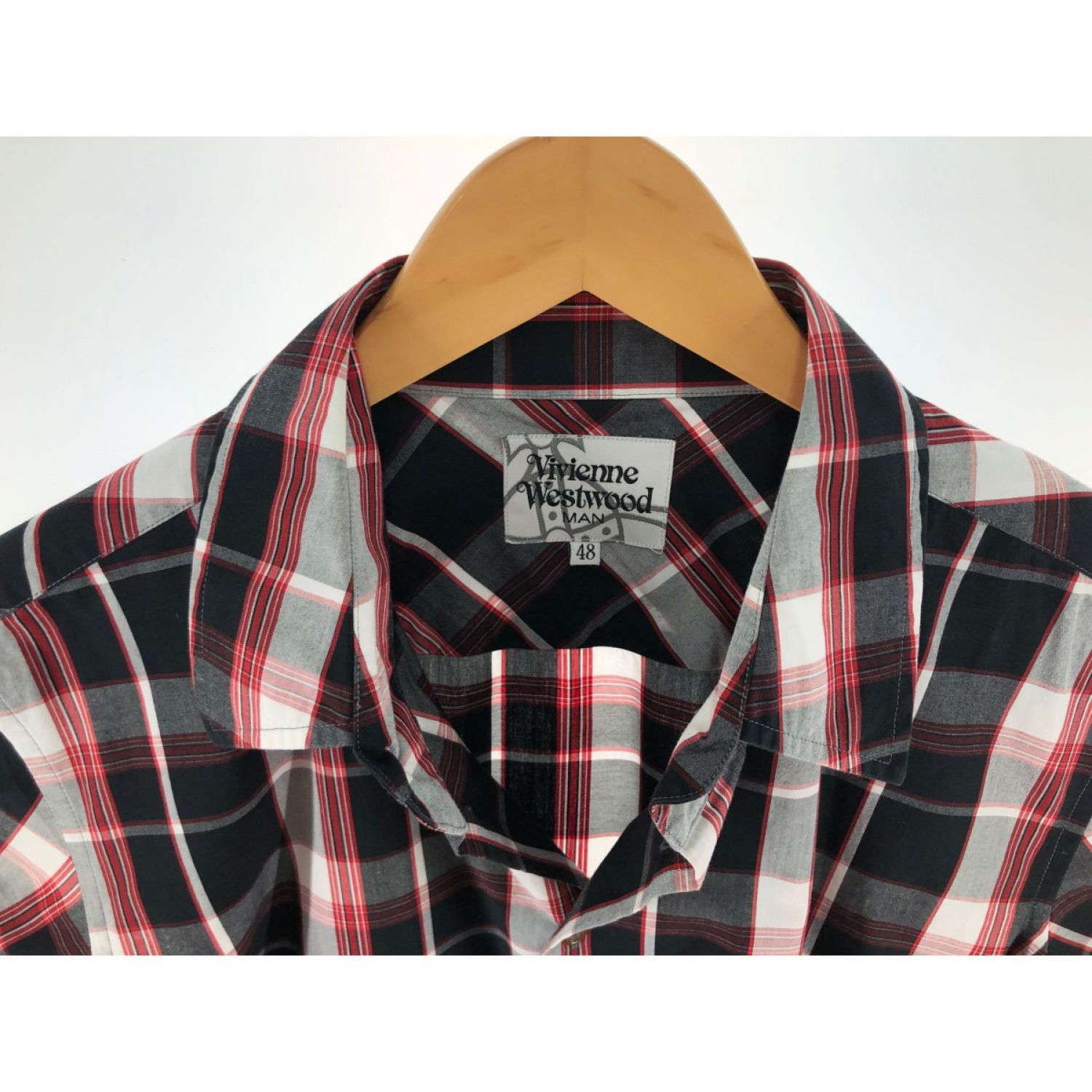 中古】 Vivienne Westwood メンズ シャツ 半袖シャツ チェック サイズ 