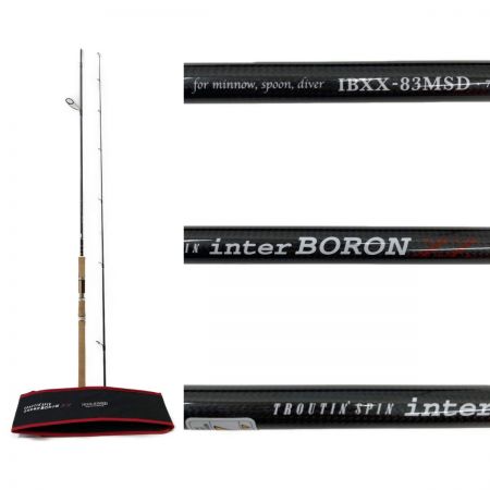  SMITH LTD スミス(釣具) トラウティンスピン インターボロンXX ルアーロッド IBXX-83MSD