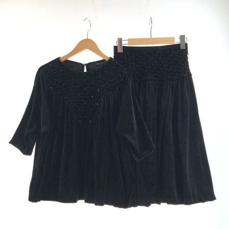  ITALIYA イタリヤ レディース 伊太利屋 セットアップ サイズ7A2 ブラック