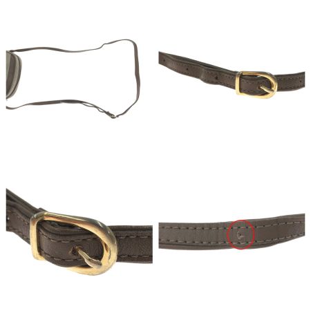  BURBERRY バーバリー ホース柄 ロゴ ショルダーバッグ ベージュ