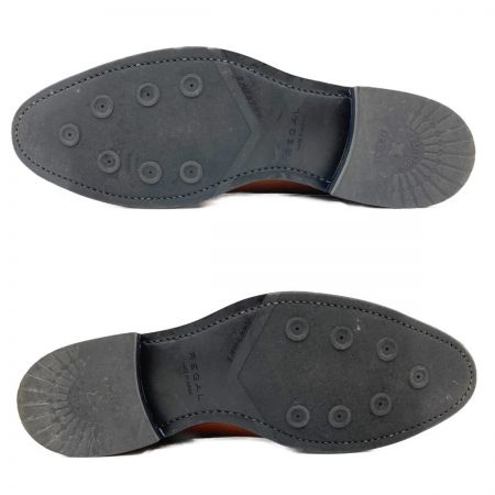  REGAL リーガル モンクストラップ ビジネスシューズ GORE-TEX 707R ブラウン 25.5cm