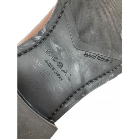  REGAL リーガル モンクストラップ ビジネスシューズ GORE-TEX 707R ブラウン 25.5cm