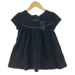 〇〇 BURBERRY バーバリー キッズ カットソー 半袖カットソー サイズ120 ブラック 未使用品 Sランク