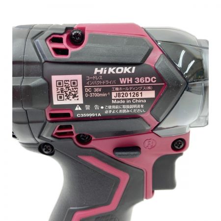  HiKOKI ハイコーキ マルチボルト 36V コードレス インパクトドライバ WH36DC レッド 未使用品