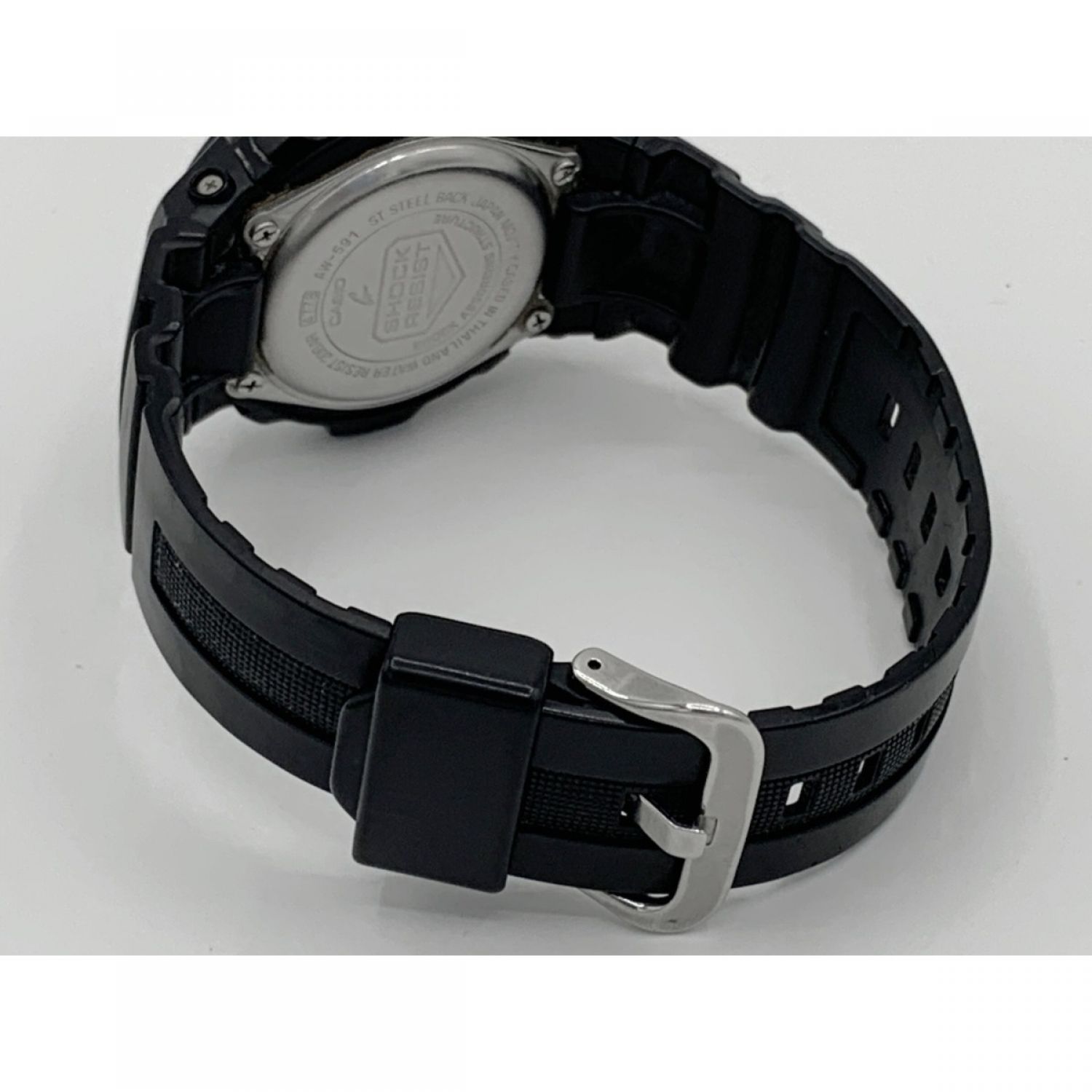 カシオ] 腕時計 ジーショック  AW-591-2AJF メンズ ブラック