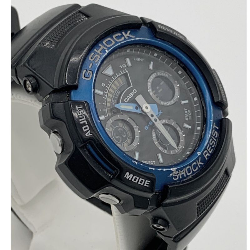 中古】 CASIO カシオ Gショック クォーツ 腕時計 AW-591-2AJF ブラック