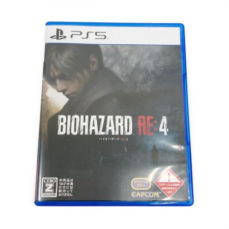  PlayStation プレイステイション BIOHAZARD RE:4 PS5ソフト ※プロダクトコード保証なし