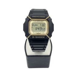 〇〇 CASIO カシオ ラバーズコレクション スクエアフェイス プロテクター付き デジタル クォーツ 腕時計 DW-D5600LC ブラック Bランク