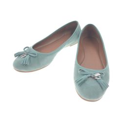 〇〇 COACH コーチ スエード パンプス FG2561 水色 表記サイズ EUR 36 Bランク