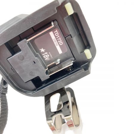  MAKITA マキタ 充電式インパクトドライバ 18V TD172D ブラック 本体のみ