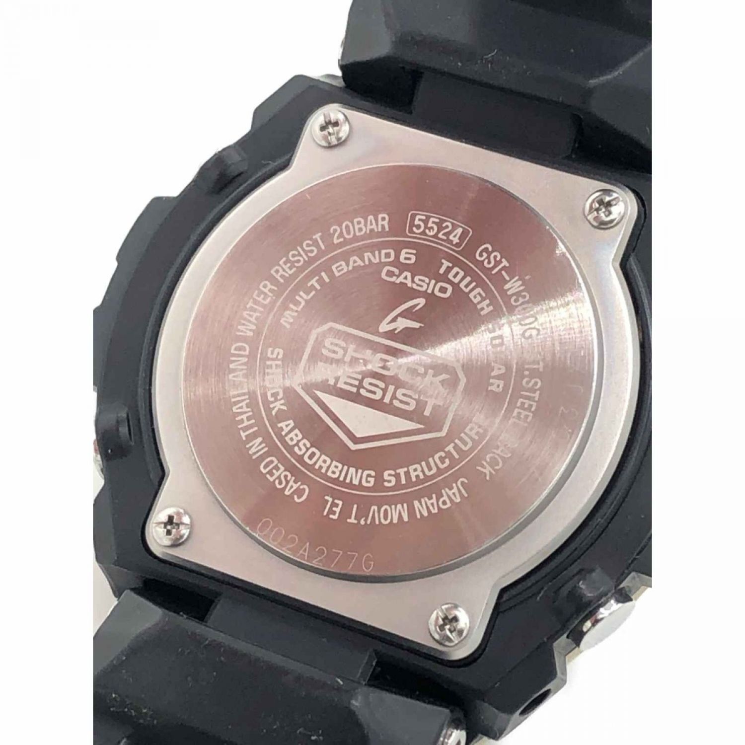 中古】 CASIO カシオ 腕時計 メンズ G-SHOCK 5524 ブラック x ゴールド
