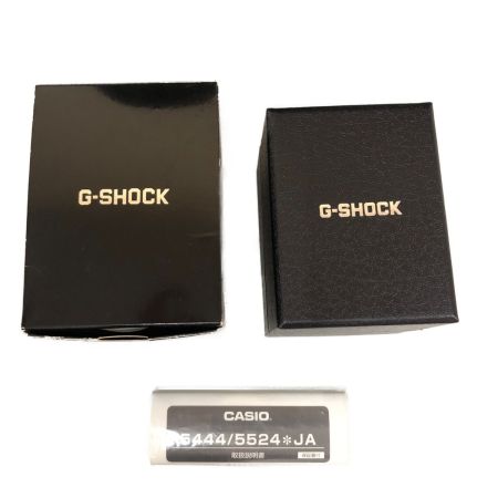  CASIO カシオ 腕時計 メンズ G-SHOCK 5524 ブラック x ゴールド