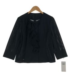 〇〇 Leilian レリアン レディース シャツ ブラウス サイズ11 ブラック Sランク