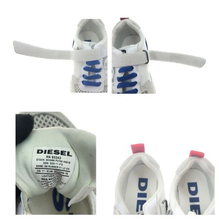  DIESEL ディーゼル BRAVE RUNNER SN RUNNER 01 LC CH キッズ シューズ ホワイト