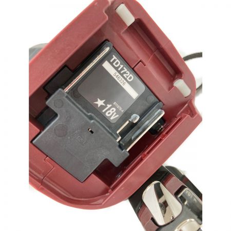  MAKITA マキタ 充電式インパクトドライバ 18V 6.0Ah TD172DGX AR オーセンディックレッド 未使用品