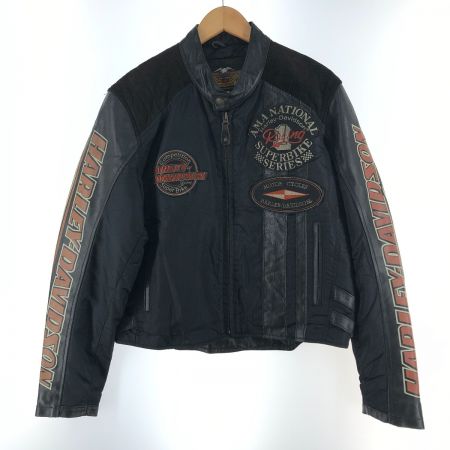  HARLEY-DAVIDSON ハーレーダビッドソン メンズ レザージャケット サイズL C-OS 1957 ブラック