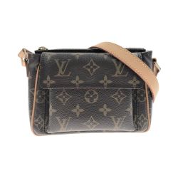 〇〇 LOUIS VUITTON ルイヴィトン モノグラム ヴィバ シテPM ショルダーバッグ M51165 ブラウン Bランク