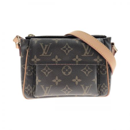  LOUIS VUITTON ルイヴィトン モノグラム ヴィバ シテPM ショルダーバッグ M51165 ブラウン