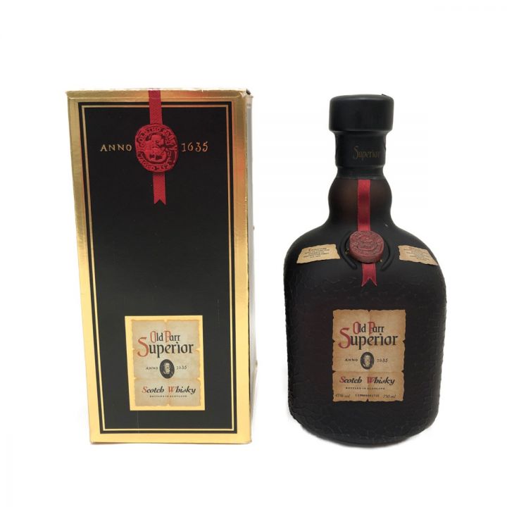 Old Parr オールドパー Superior ウィスキー オールドボトル 750ml 未開栓｜中古｜なんでもリサイクルビッグバン