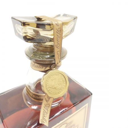 【北海道内限定発送】 SUNTORY サントリー ローヤル 15年 ゴールドラベル 750ml 43度 ウイスキー  ゴールド 未開栓