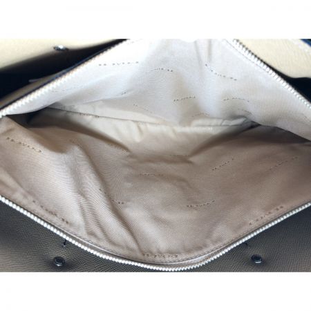  COACH コーチ チャーリー キャリーオール 2way バッグ 25137 ブラック x ベージュ