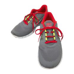 〇〇 NIKE ナイキ 靴 スニーカー FREE RUN 3 28cm 510642-006 グレー×レッド Bランク