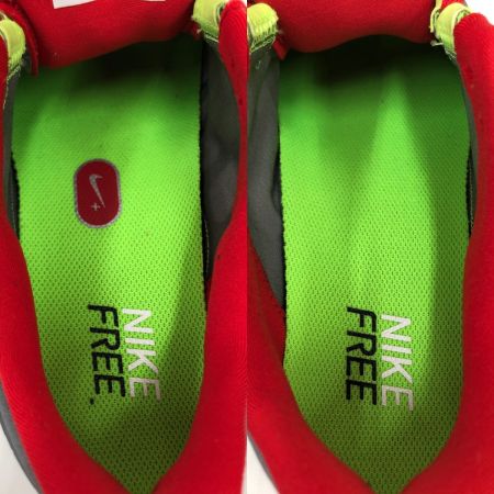  NIKE ナイキ 靴 スニーカー FREE RUN 3 28cm 510642-006 グレー×レッド