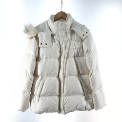 〇〇 UNIQLO ユニクロ レディース ダウンコート サイズM ホワイト Aランク