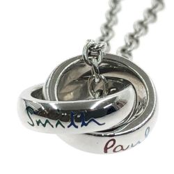 〇〇 Paul Smith ポールスミス ダブルリングネックレス 箱付 Bランク