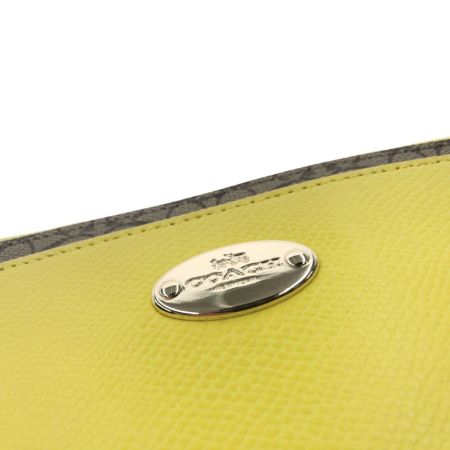  COACH コーチ シグネチャー ショルダー バッグ F52881 イエロー