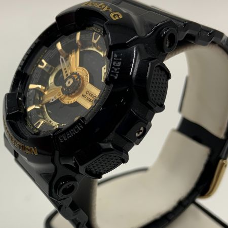  CASIO カシオ Baby-G ベビージー レディース 腕時計 BA-110 ブラック x ゴールド