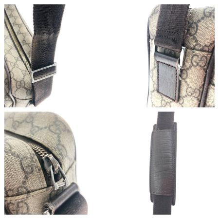  GUCCI グッチ GGプラス ショルダーバッグ 114531 ベージュ x ブラウン