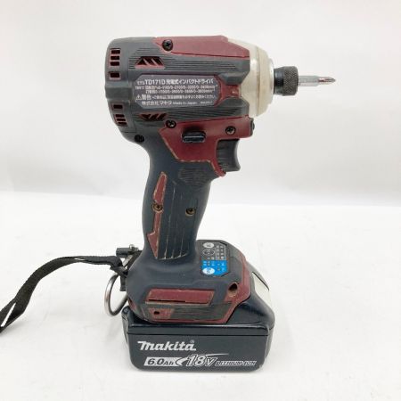  MAKITA マキタ 充電式 インパクトドライバ 18V 6.0Ah TD171DGX
