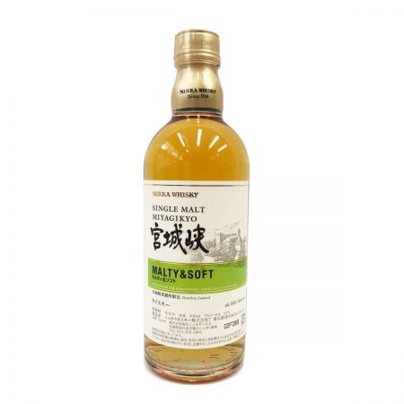 【北海道内限定発送】 NIKKA WHISKY ニッカウイスキー ウイスキー 宮城峡 モルティー＆ソフト 500ml 55% 未開栓